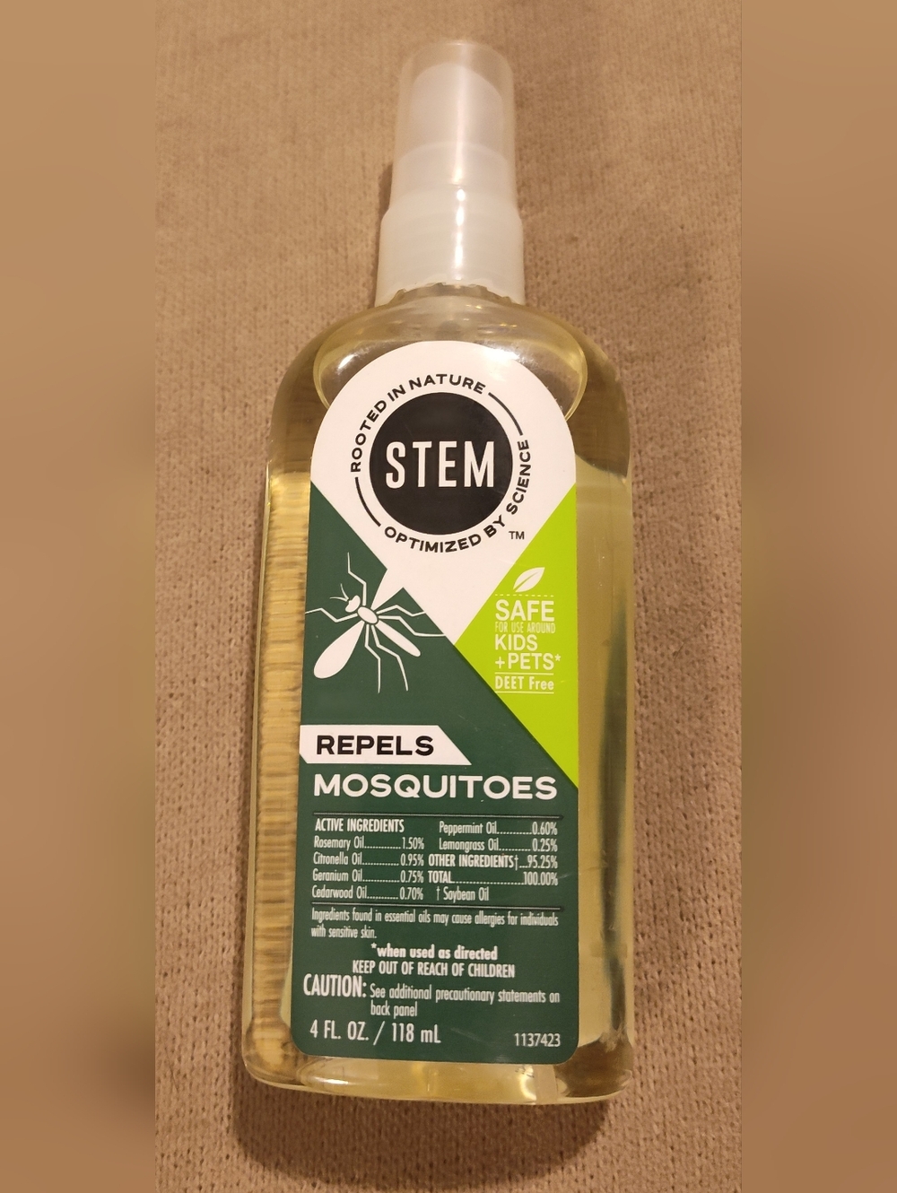 NEW! STEM Mosquito Repellent -4oz